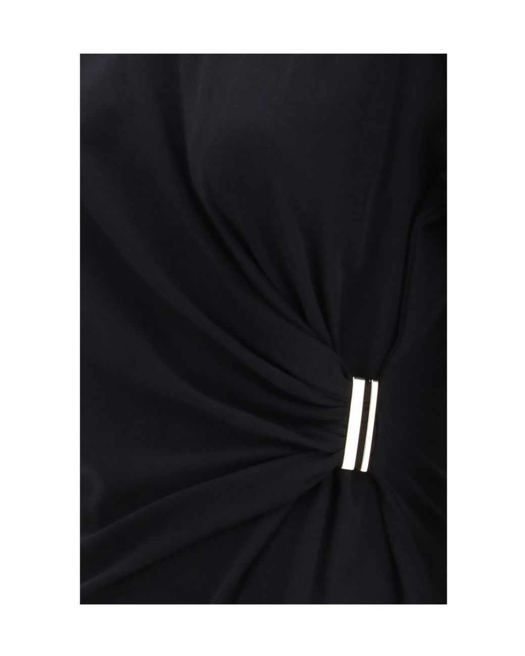 Pinko Black Ruched Detail T-Shirt