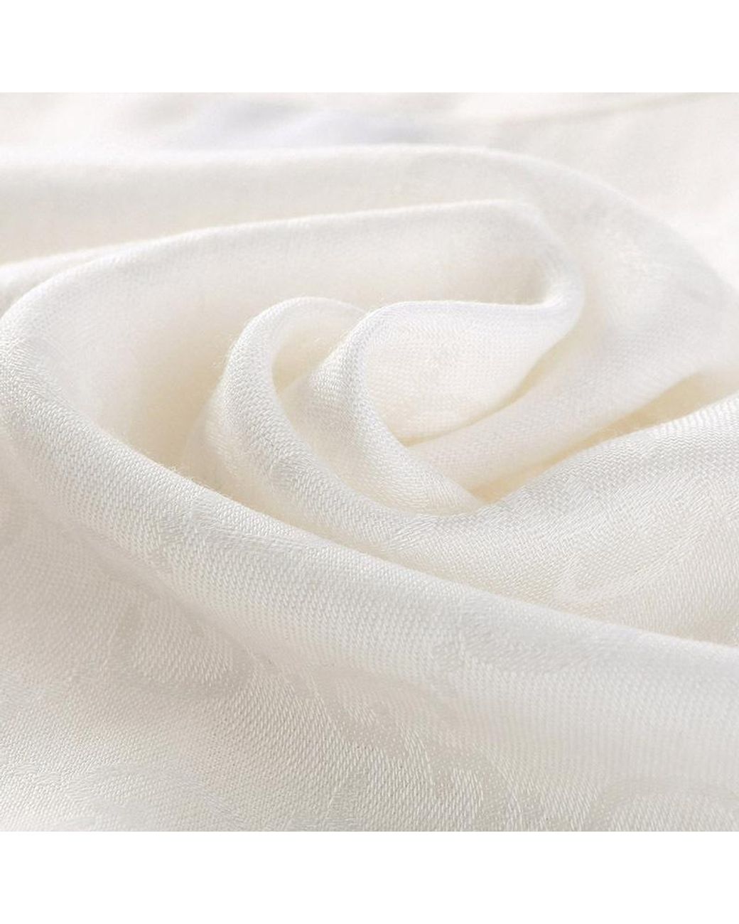 Gucci White Logo Casual Scarf