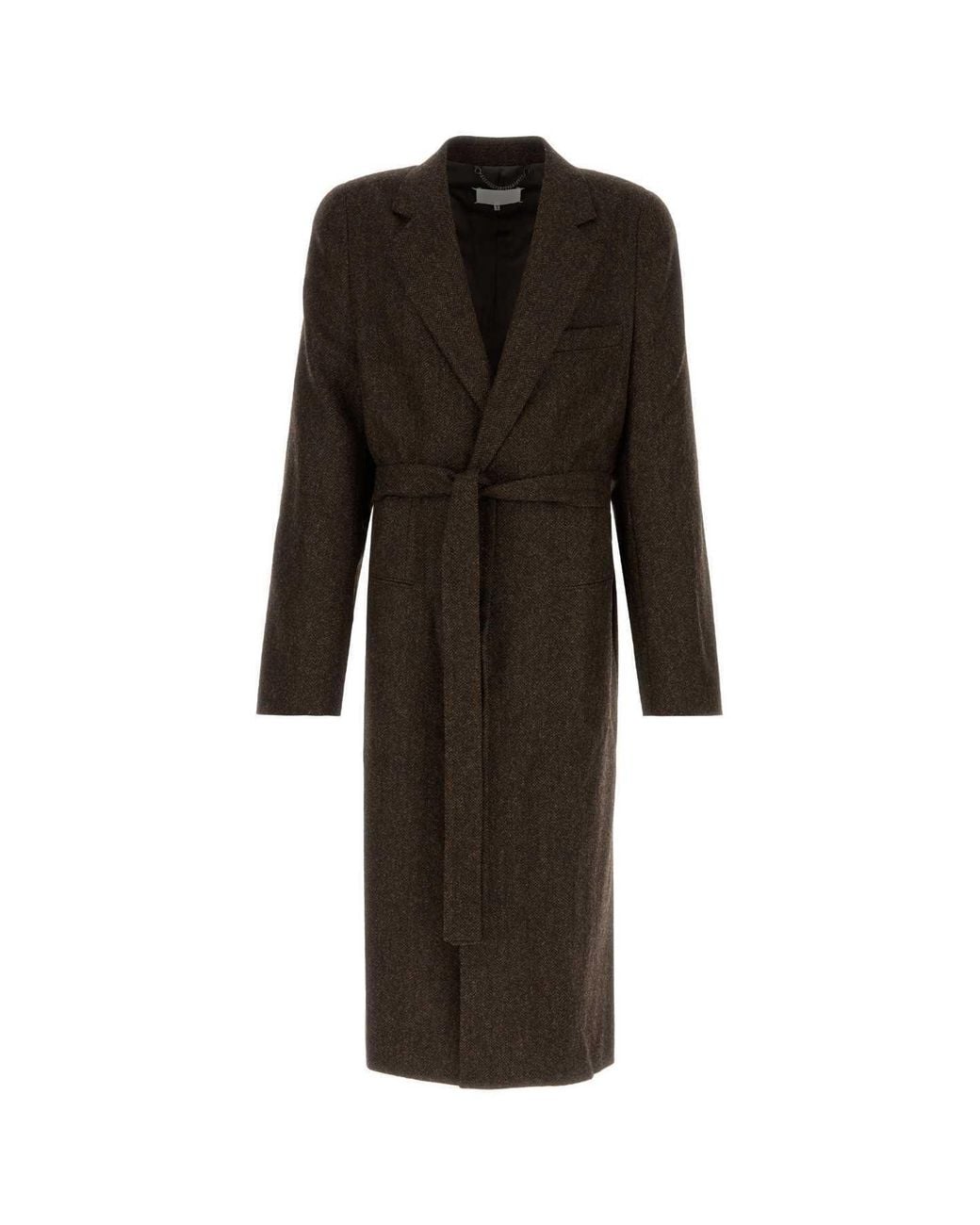 Maison Margiela Black Four Stitches Coat for men
