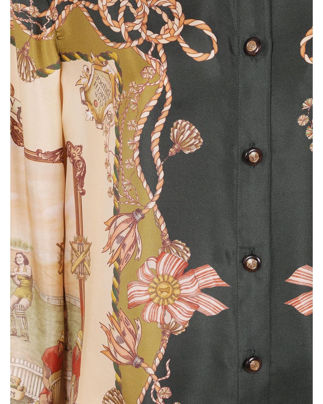 Zimmermann Green Valiant Twill Shirt