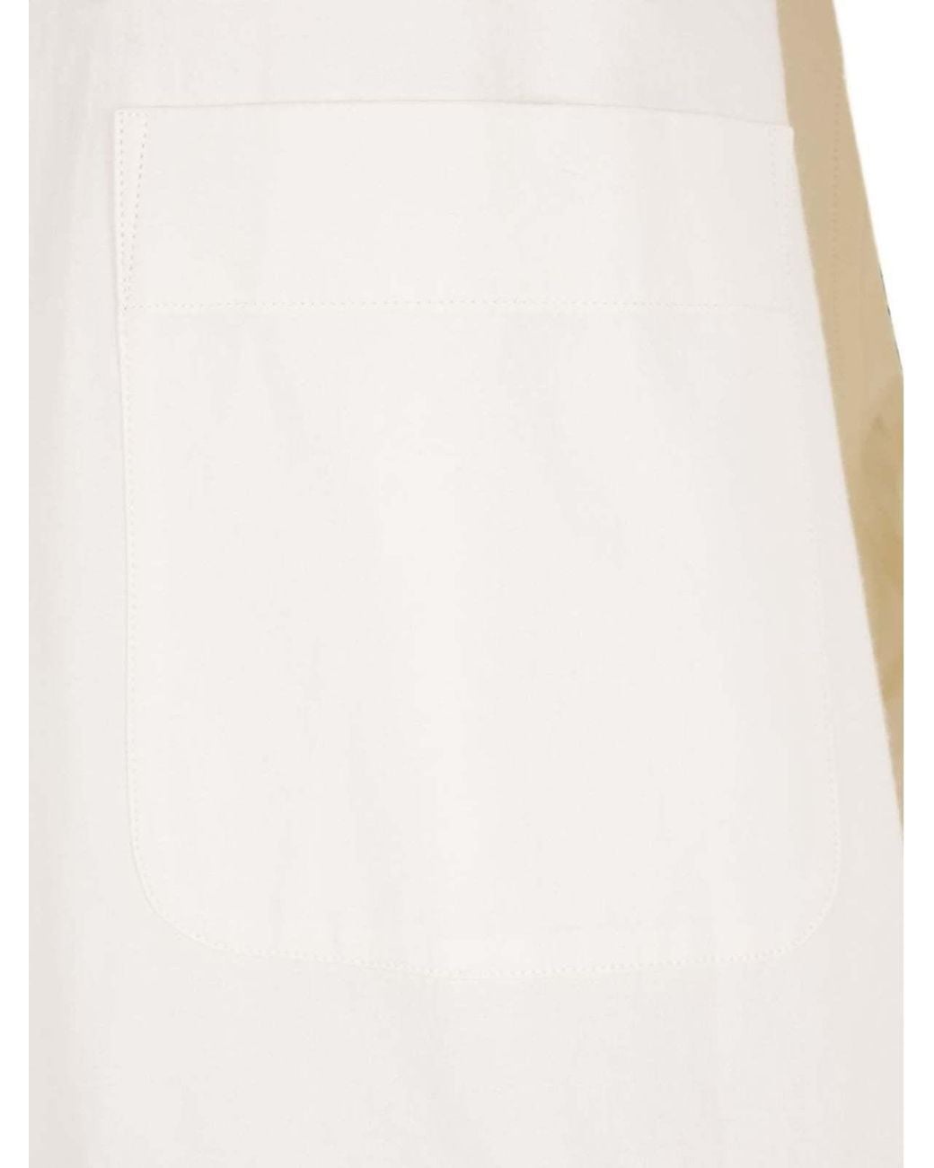 The Row White Perlo Chest-Pocket Long-Sleeve Shirt for men
