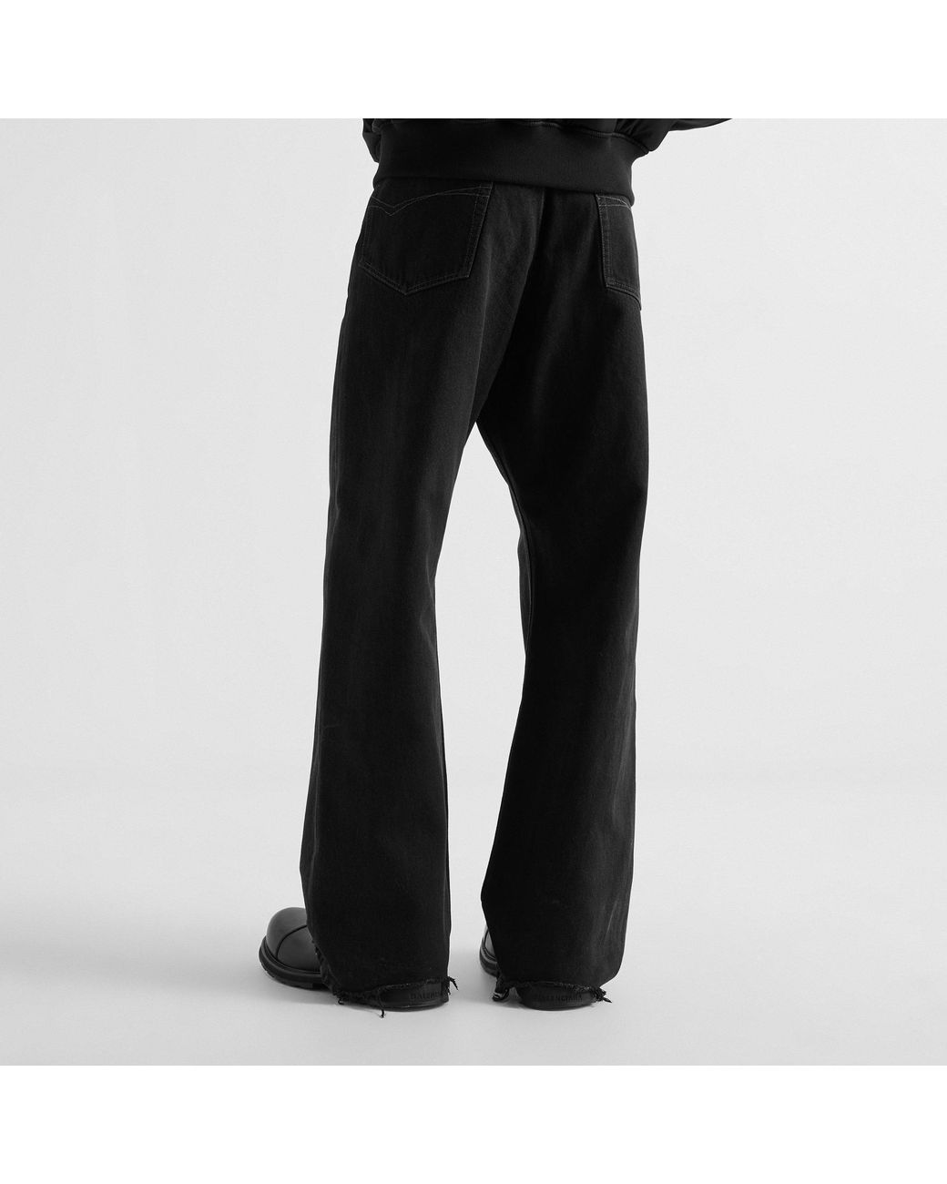 Balenciaga Black Japanese-Style Jeans for men