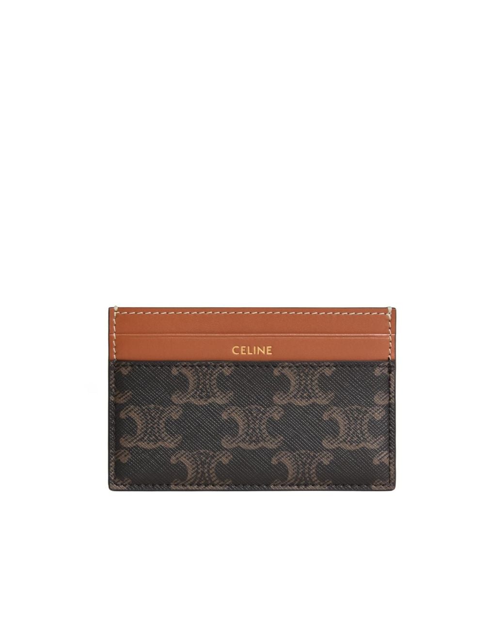 Céline White Medium Card Holder