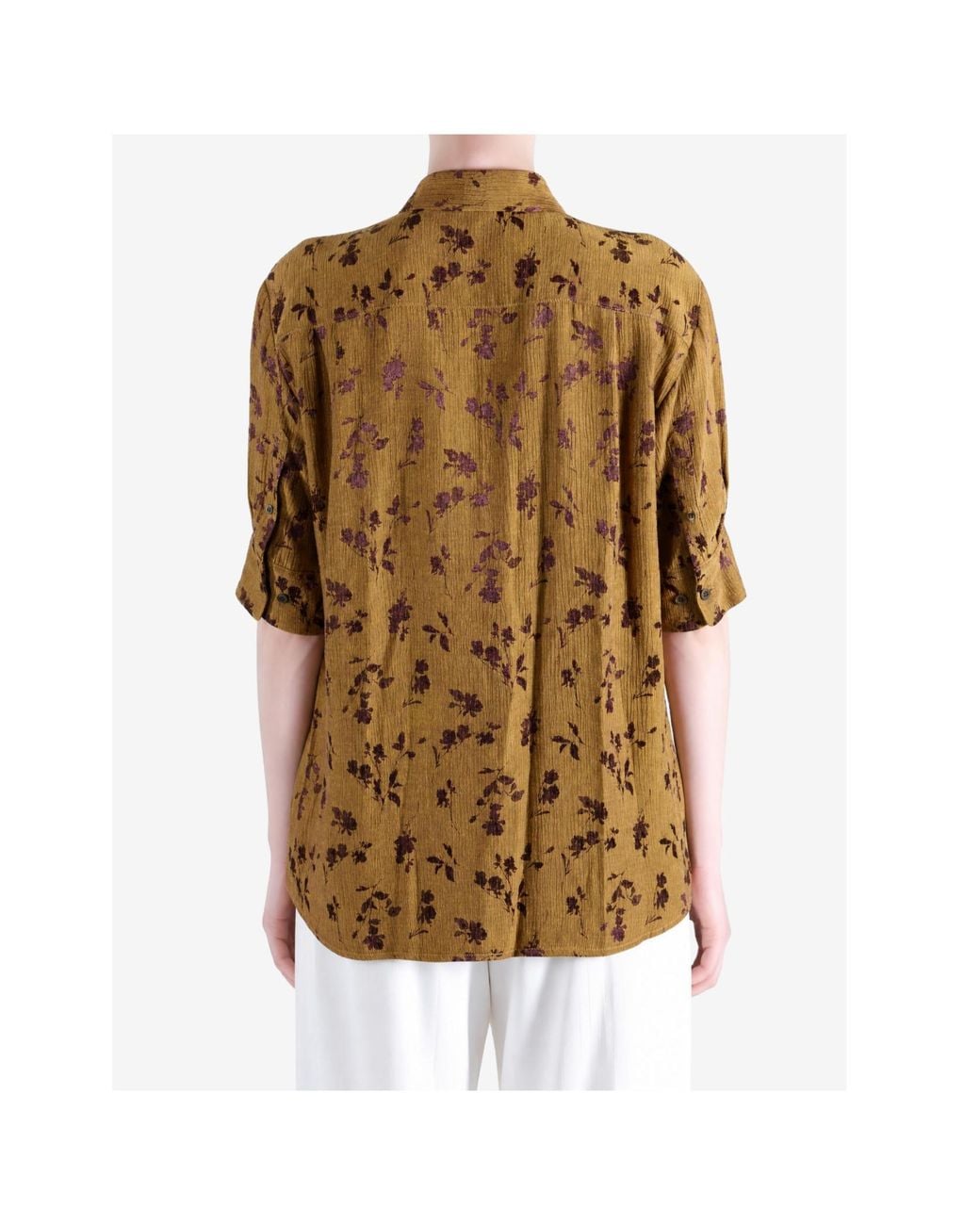 Dries Van Noten Metallic Short-Sleeved Shirt