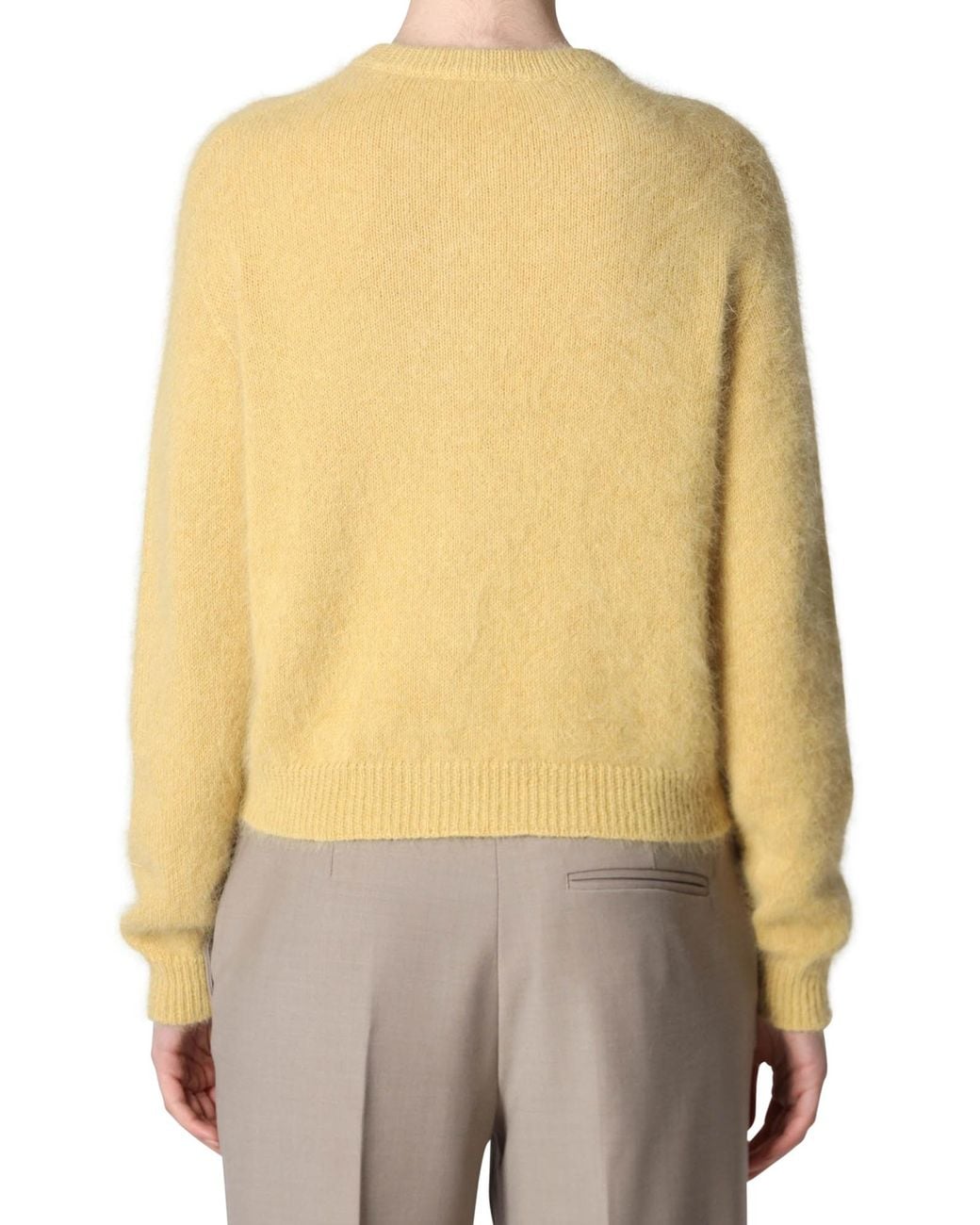 Roberto Collina Yellow Buttoned Knitted Cardigan