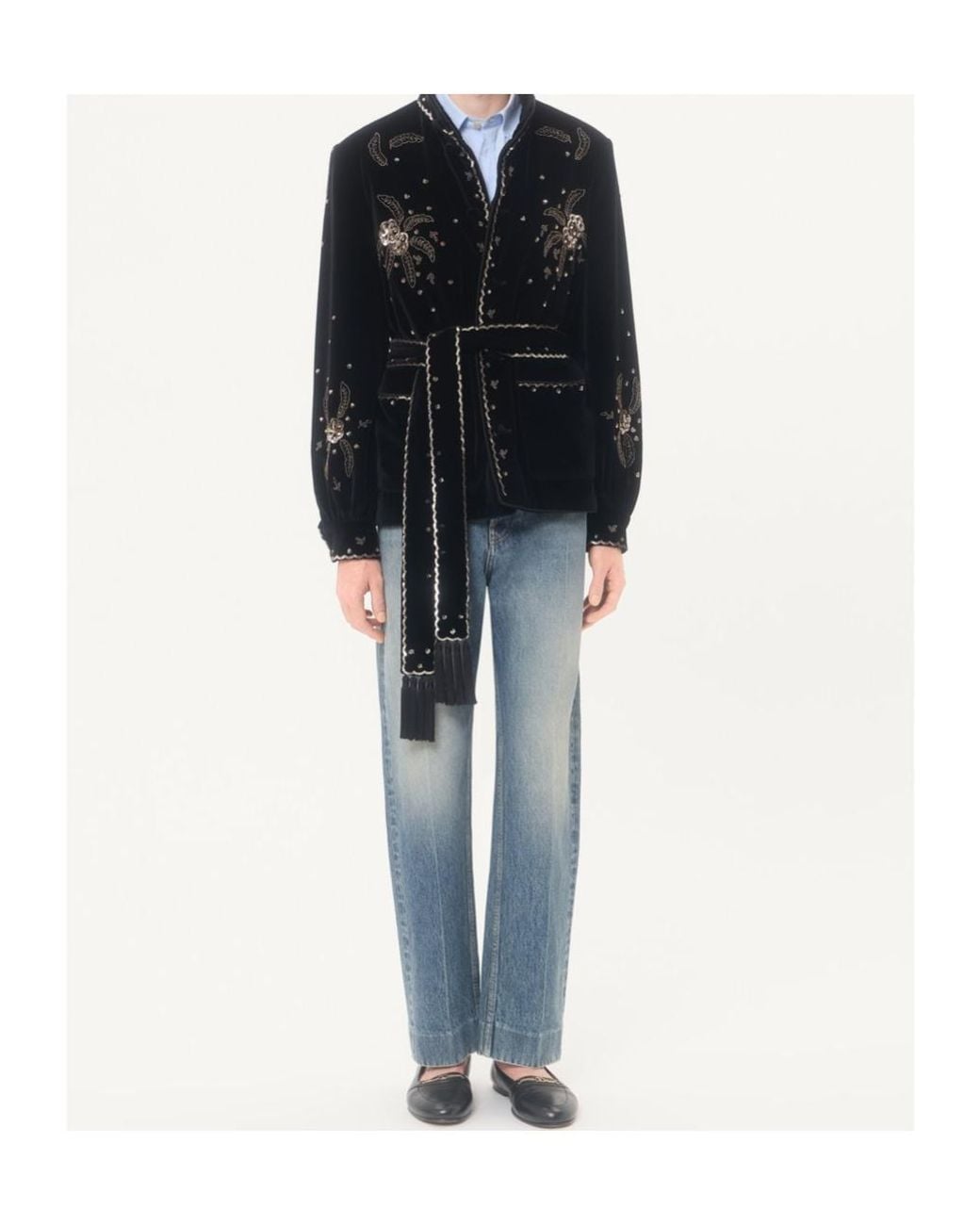 Red Jacket Normal Valentino Long-Sleeve Casual Jacket in Black for Men | Lyst