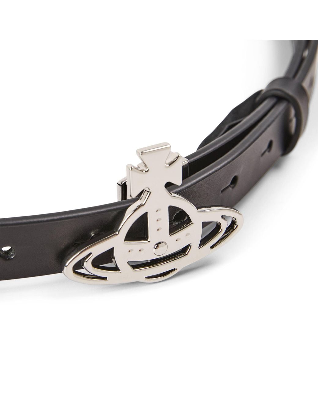 Vivienne Westwood White Simple Belt for men
