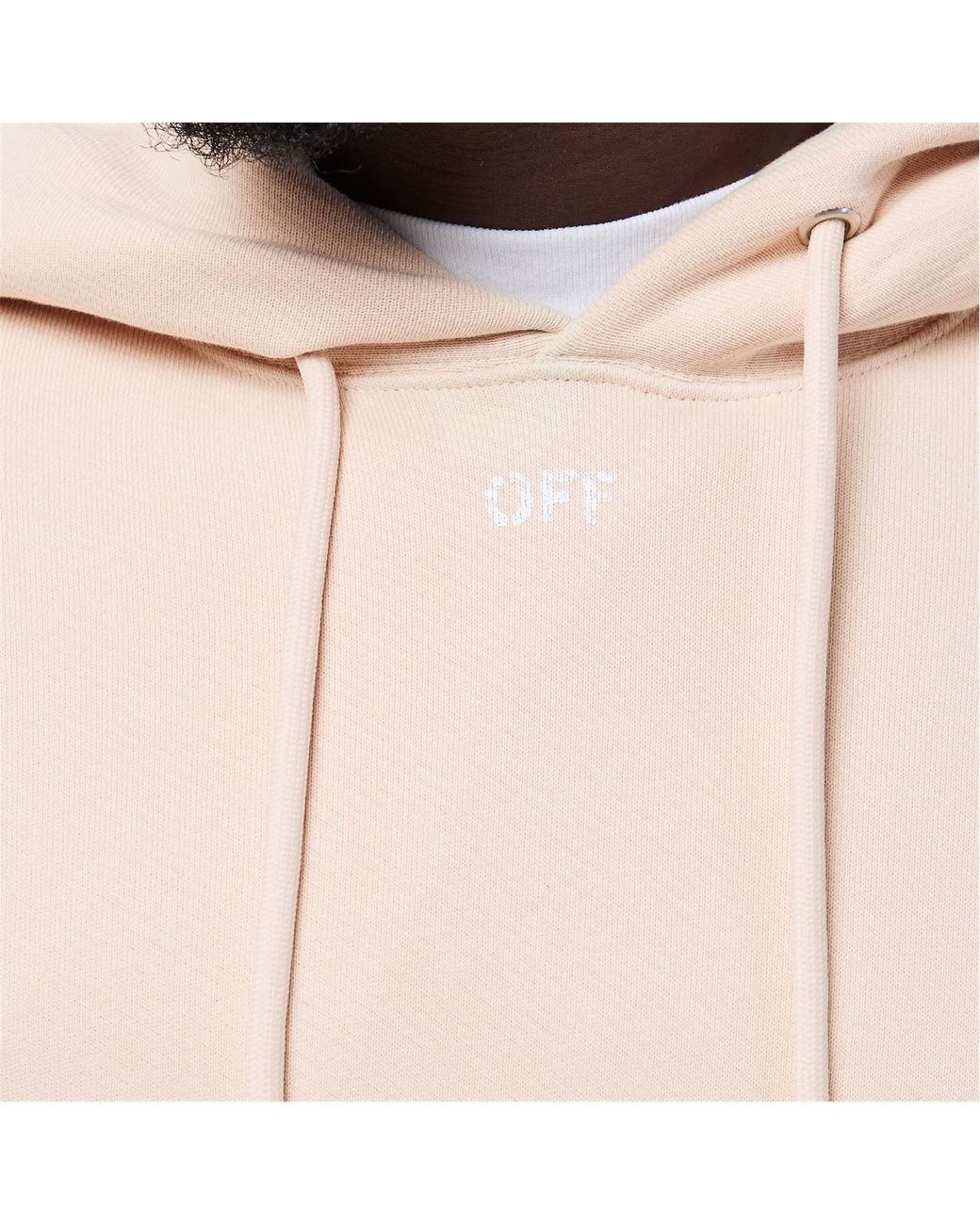 Off-White c/o Virgil Abloh Pink Logo Hoodie for men