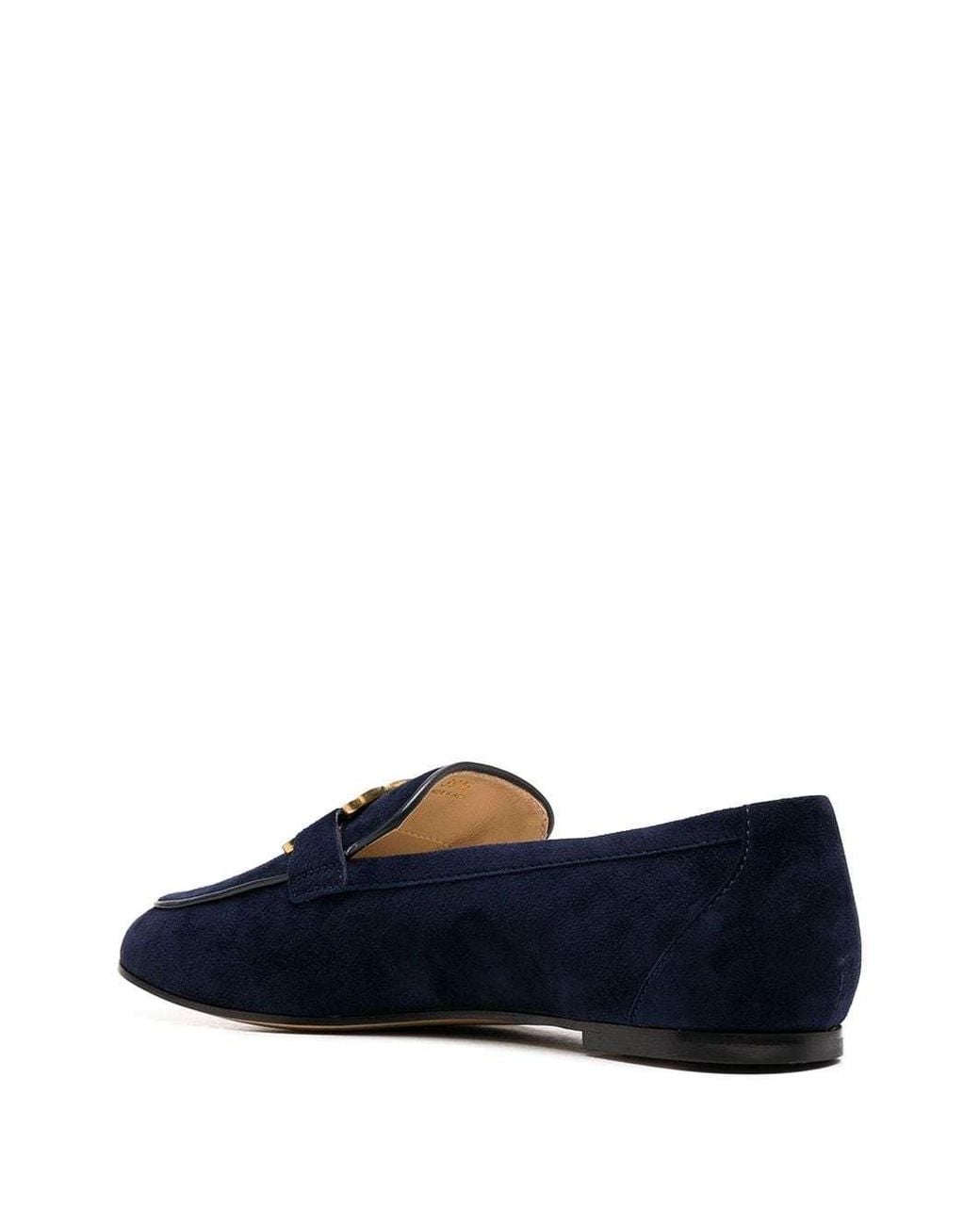 Tod's Blue Kate Buckle Detail Loafers