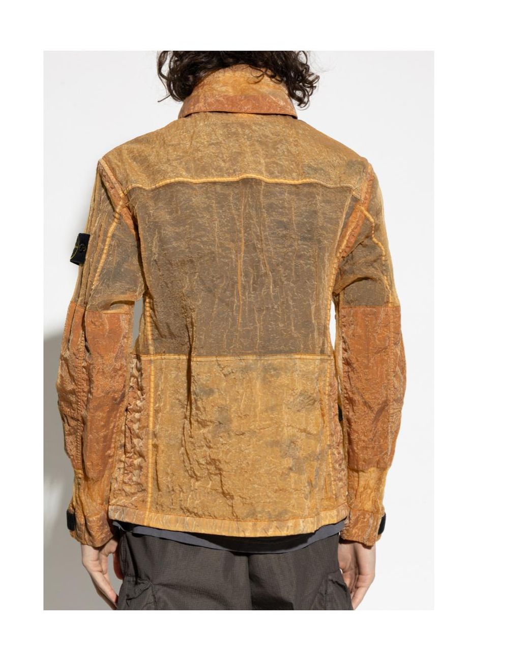 Stone Island Multicolor Logo Patch Long Sleeved Jacket for men
