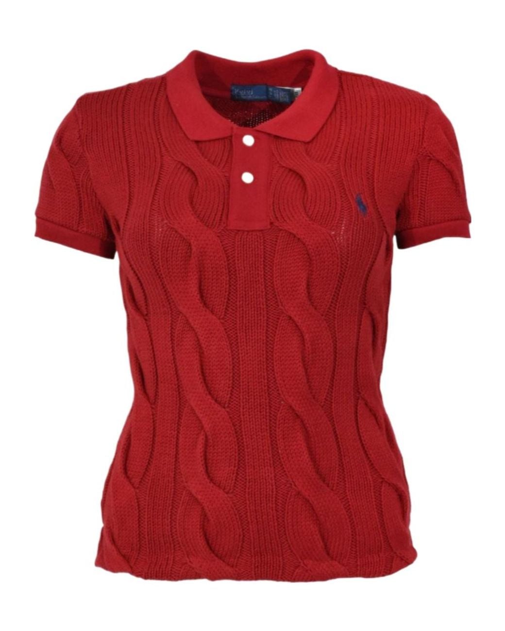 Polo Ralph Lauren Pony Embroidered Knitted Polo Shirt