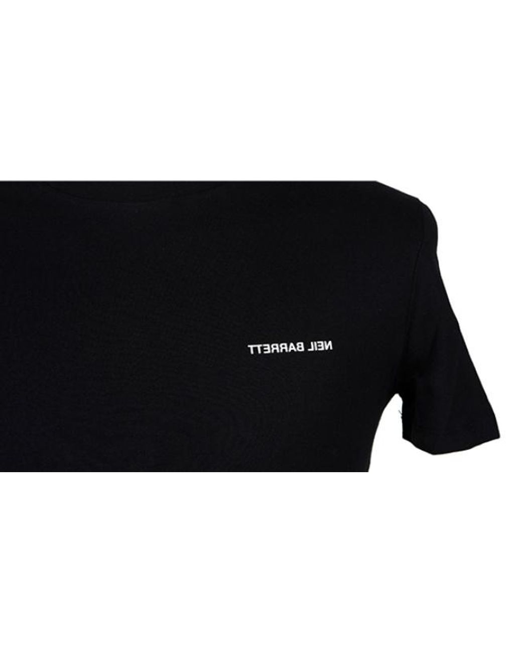 Neil Barrett Black Logo Detail T-Shirt for men