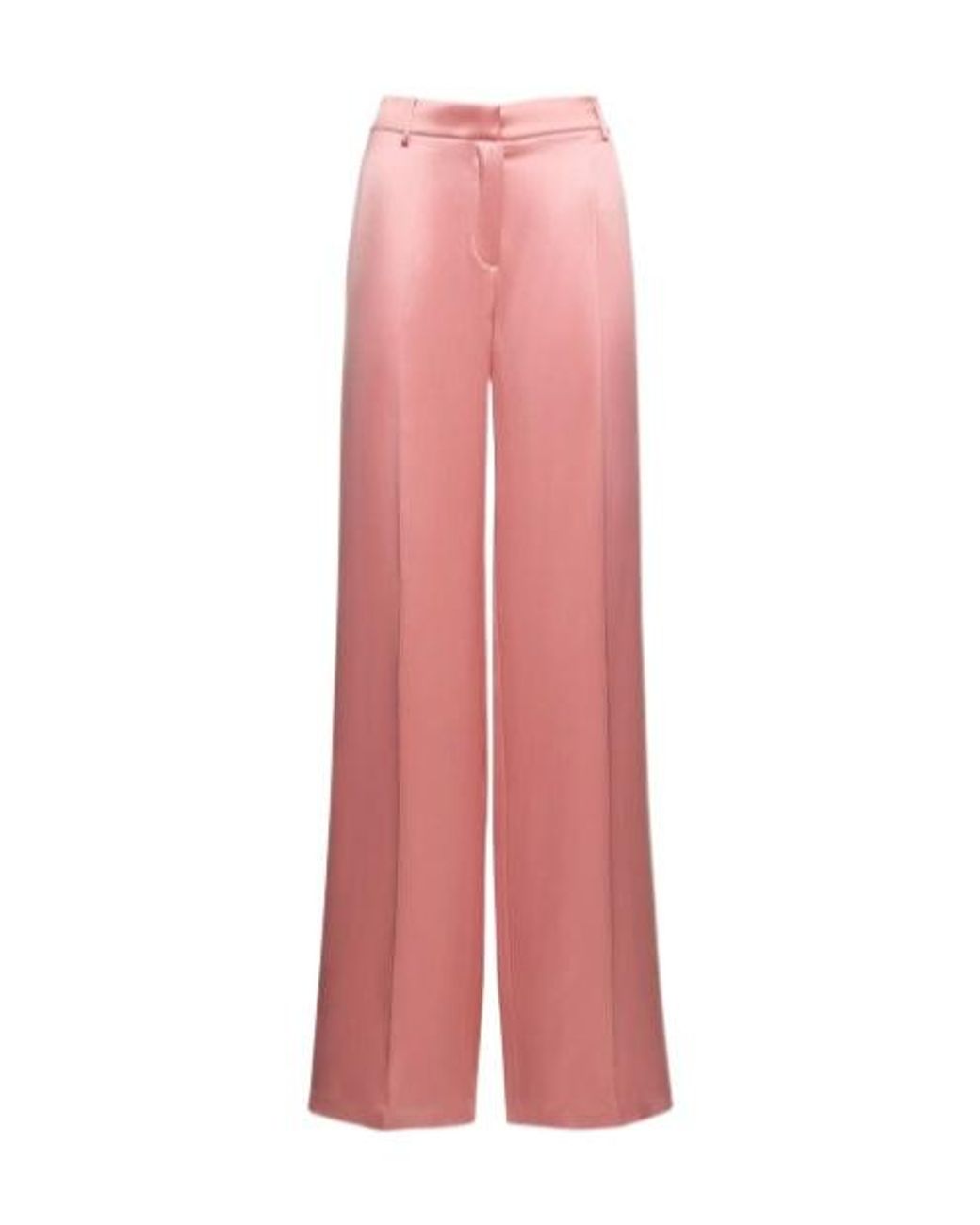 Magda Butrym Pink Belt-Loop Casual Pants