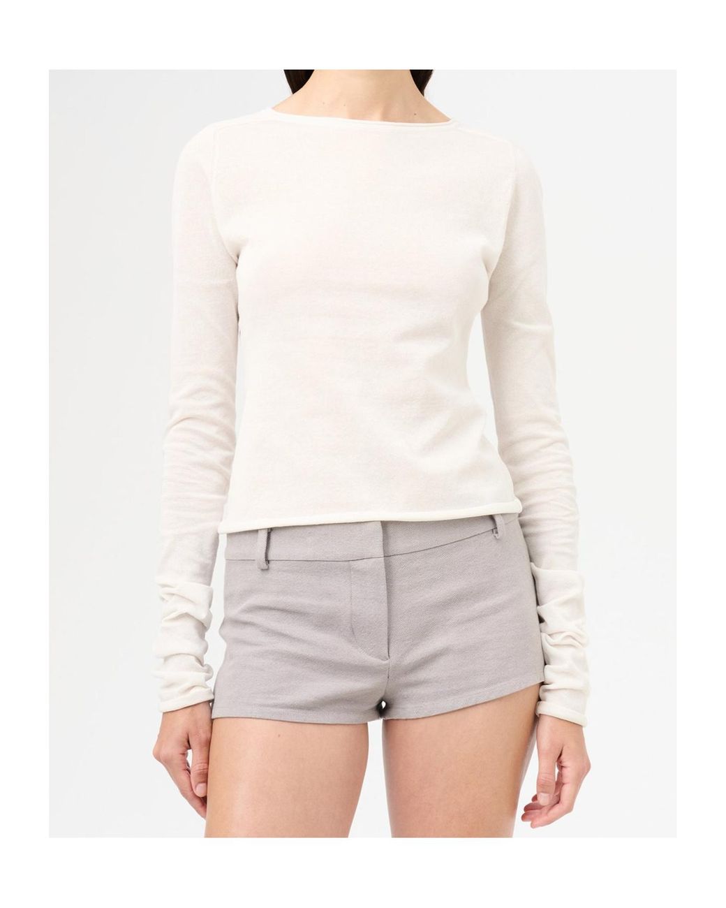 Our Legacy White Crew-Neck Top