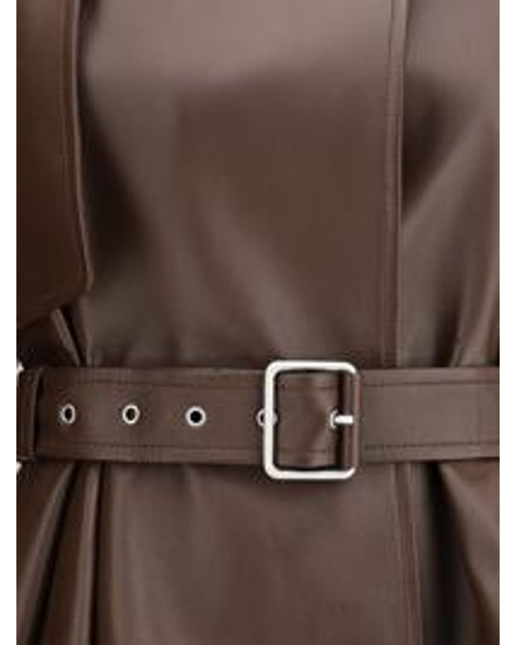 Loewe Brown Balloon Leather Jacket