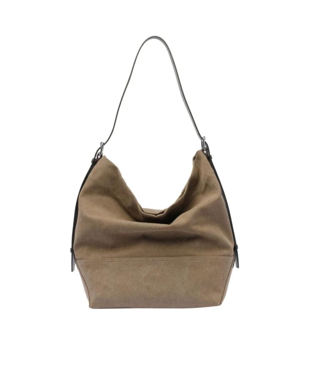 Lemaire Gray Zip-Up Top Handle Bag