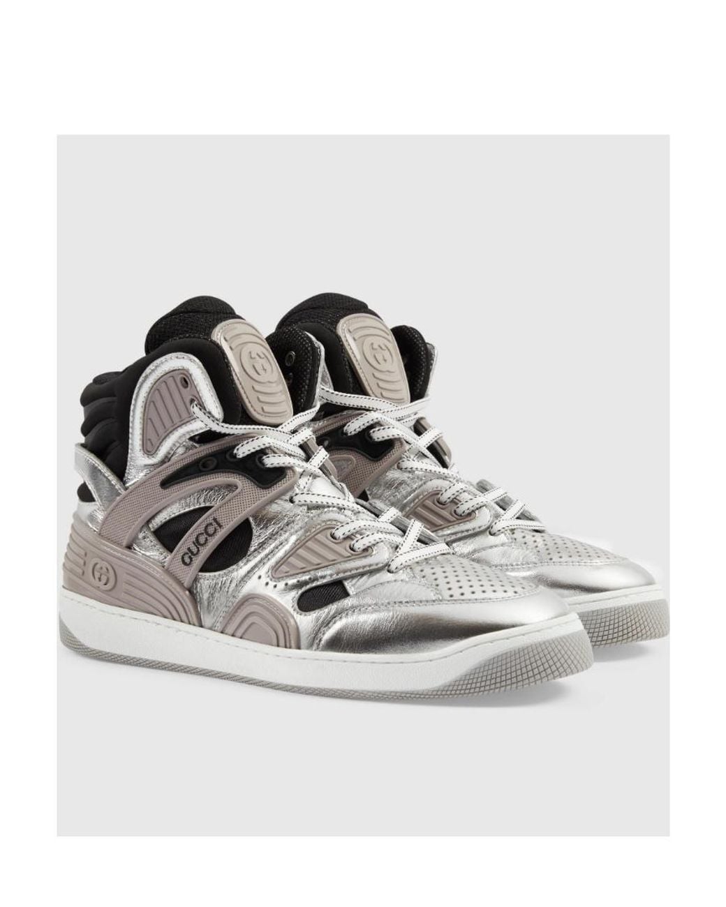 Gucci Multicolor Basket High-Top Sneakers for men
