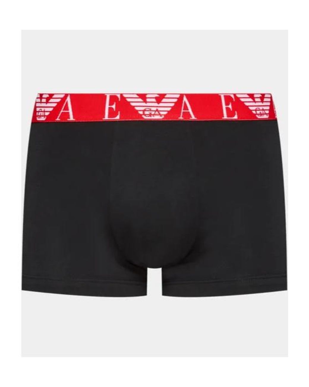 Emporio Armani White Logo-Print Boxers Set for men