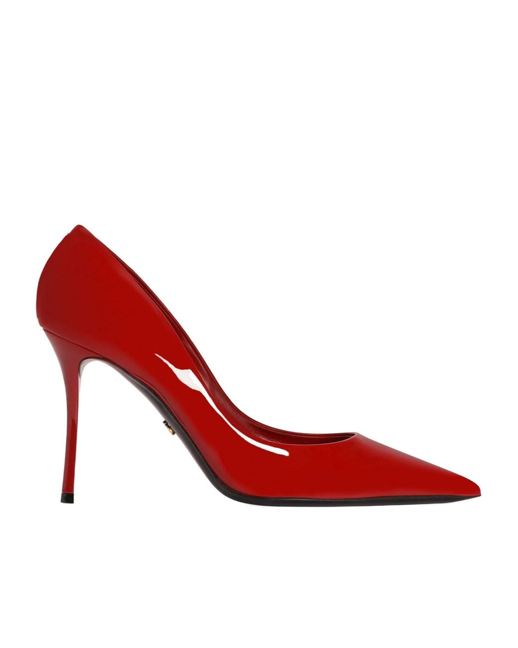 Dolce & Gabbana Red Patent Pointed Heeled Pumps