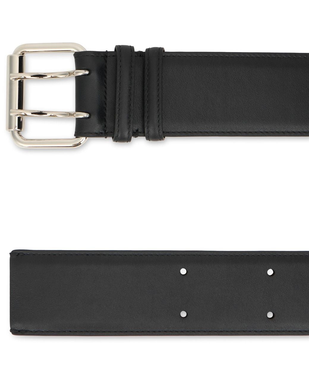 Givenchy Black Studded Buckle Belt for men