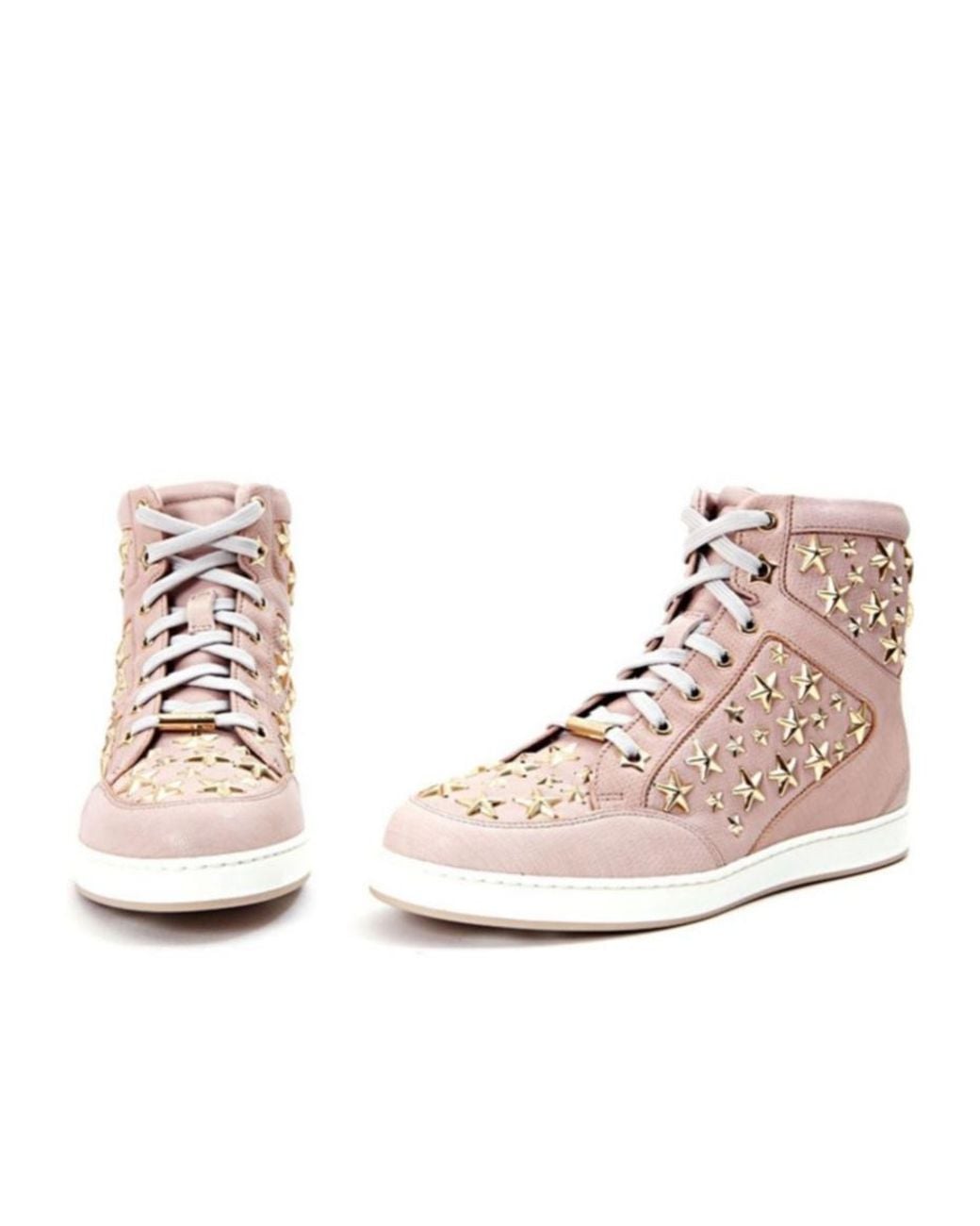 Jimmy Choo Natural Tokyo Star Studded High Tops