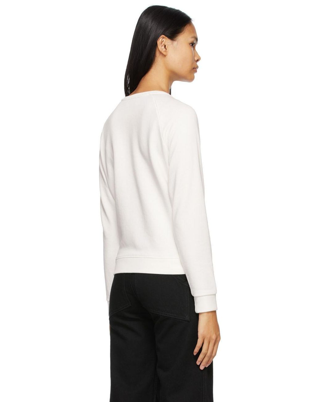 Maison Kitsuné White Logo Sweater
