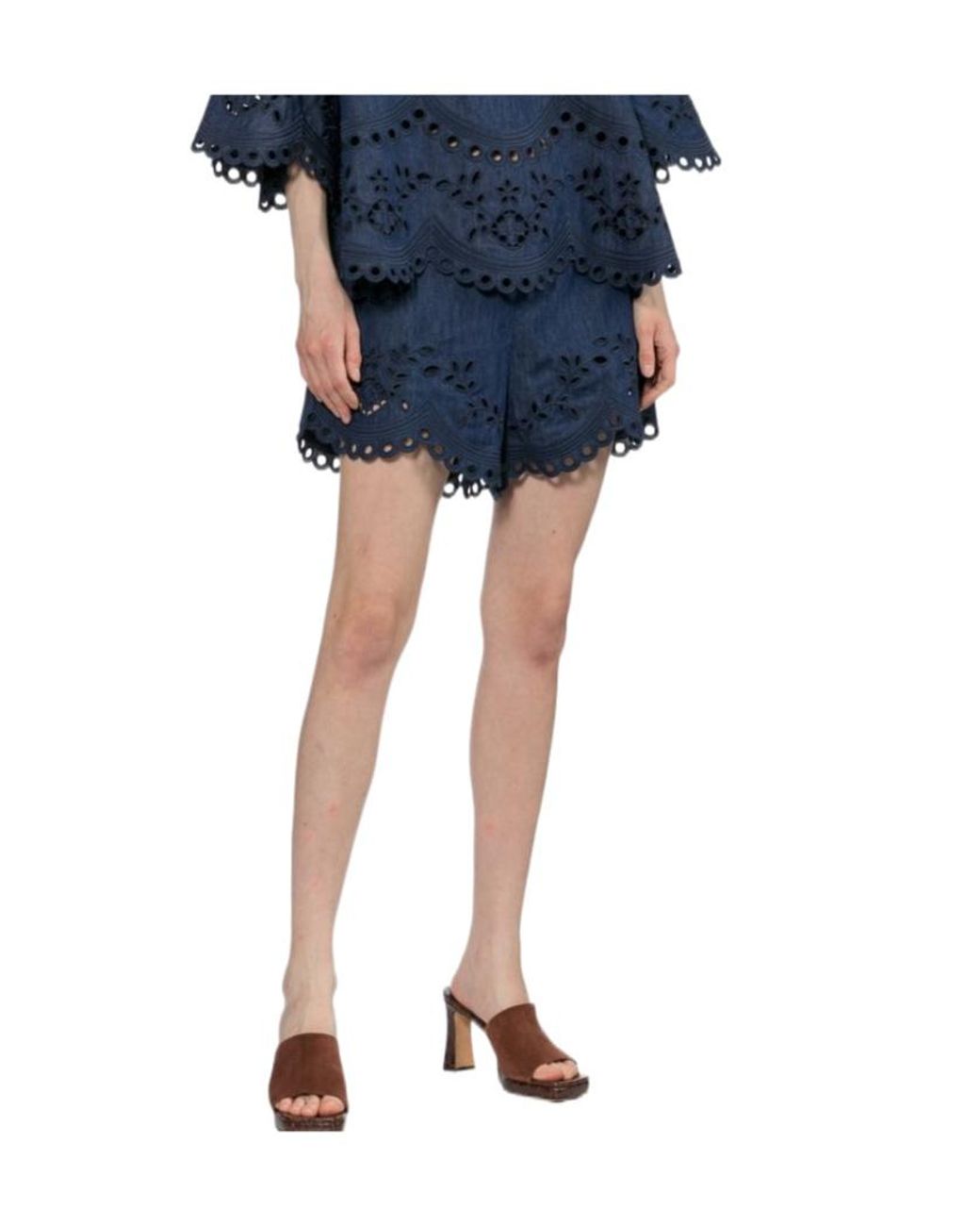 Zimmermann Blue Mahon Shorts