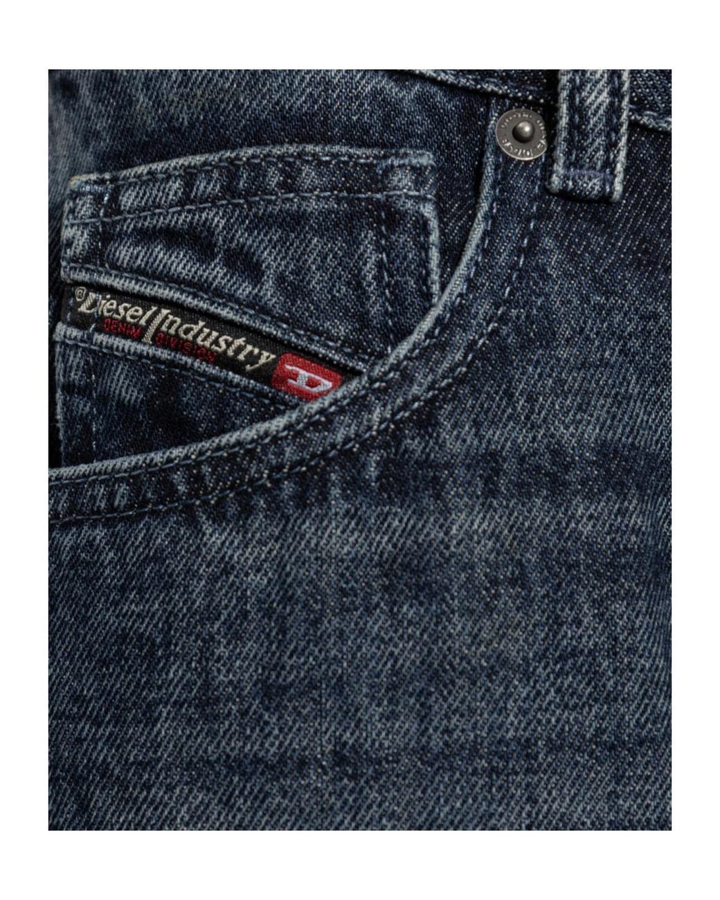 DIESEL Blue D Heel Straight Leg Jeans