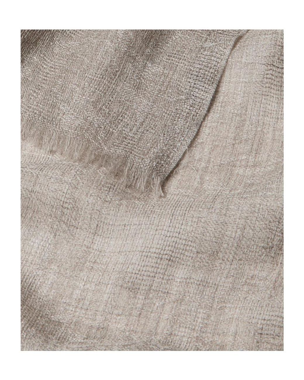 Loro Piana Gray Cardo Scarf