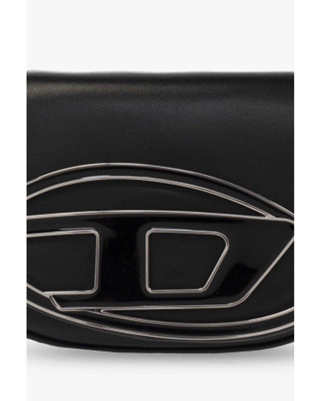 DIESEL Black 1Dr Xs-Iconic D Logo Plaque Mini Crossbody Bag
