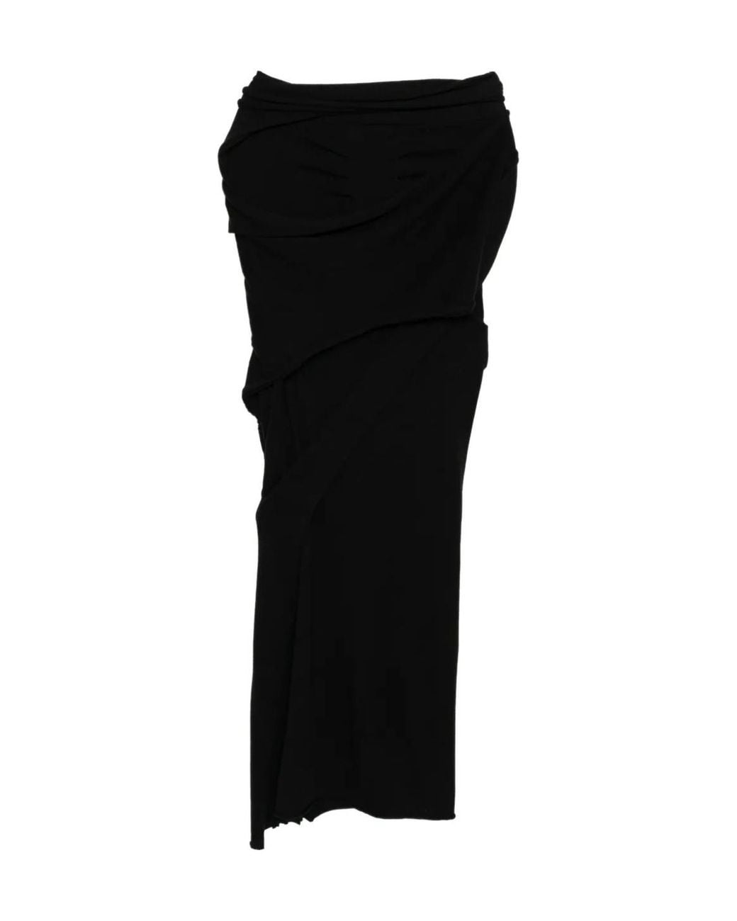OTTOLINGER Black Lounge Drape Skirt
