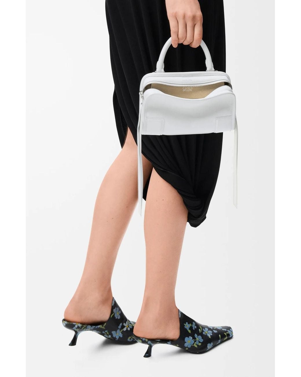 Loewe White Mini Amazona 180 Bag