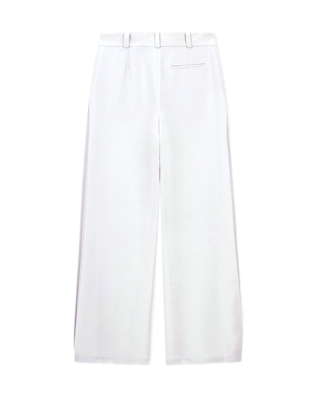 Giorgio Armani White Wide-Leg Palazzo Pants