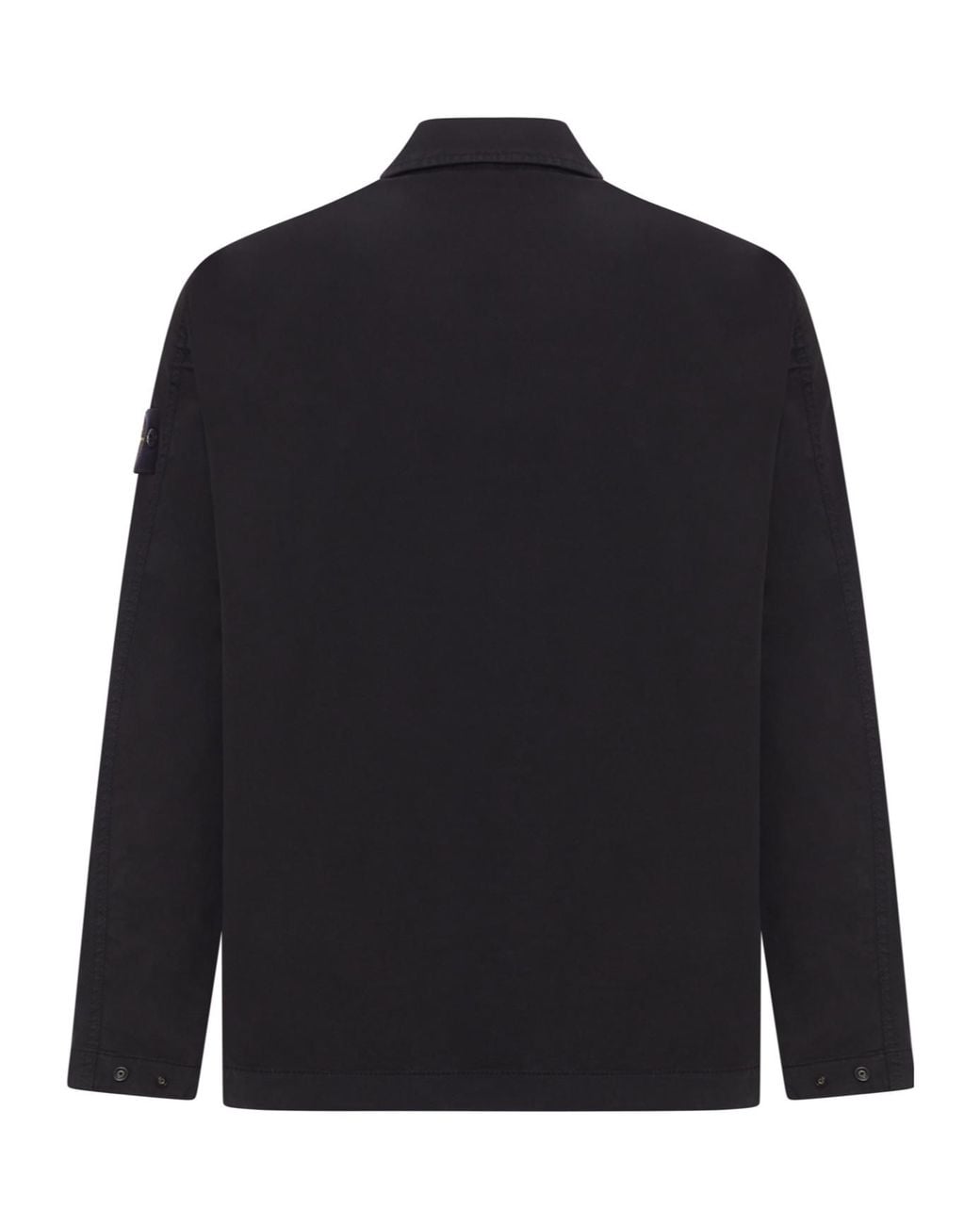 Stone Island Blue Compass Badge Overshirt for men
