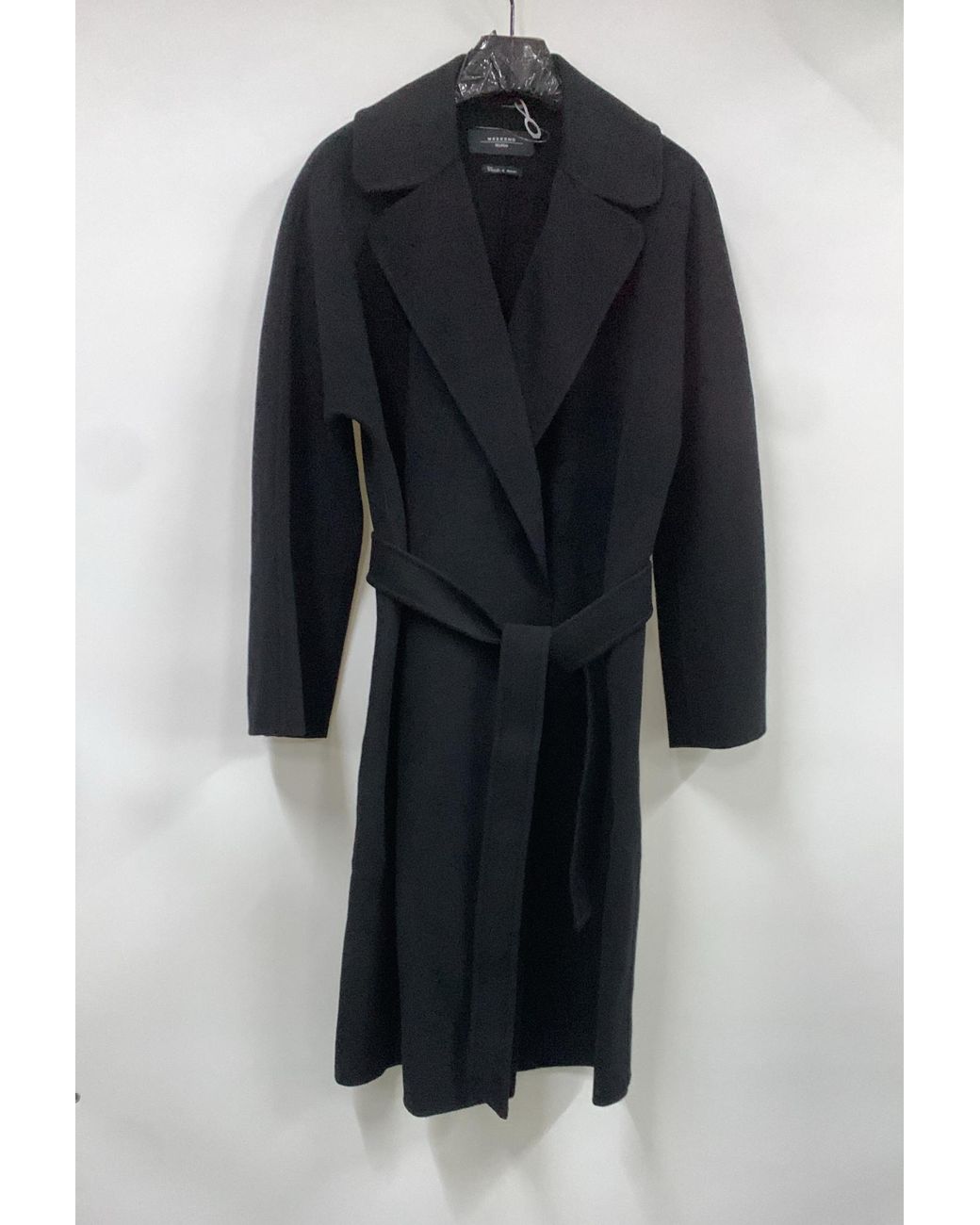 Weekend by Maxmara Black Civada Belted Coat