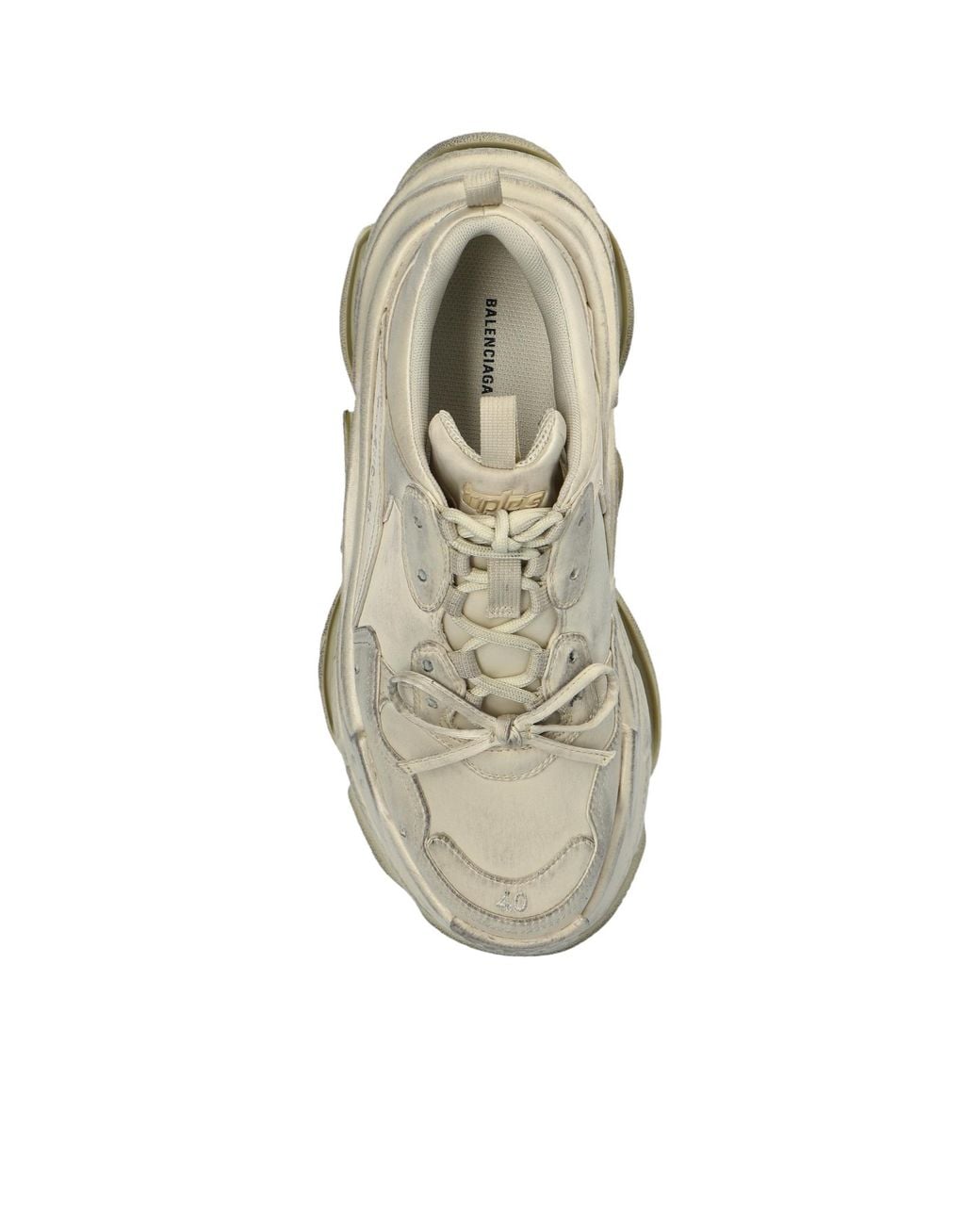 Balenciaga Natural Triple S Sneakers