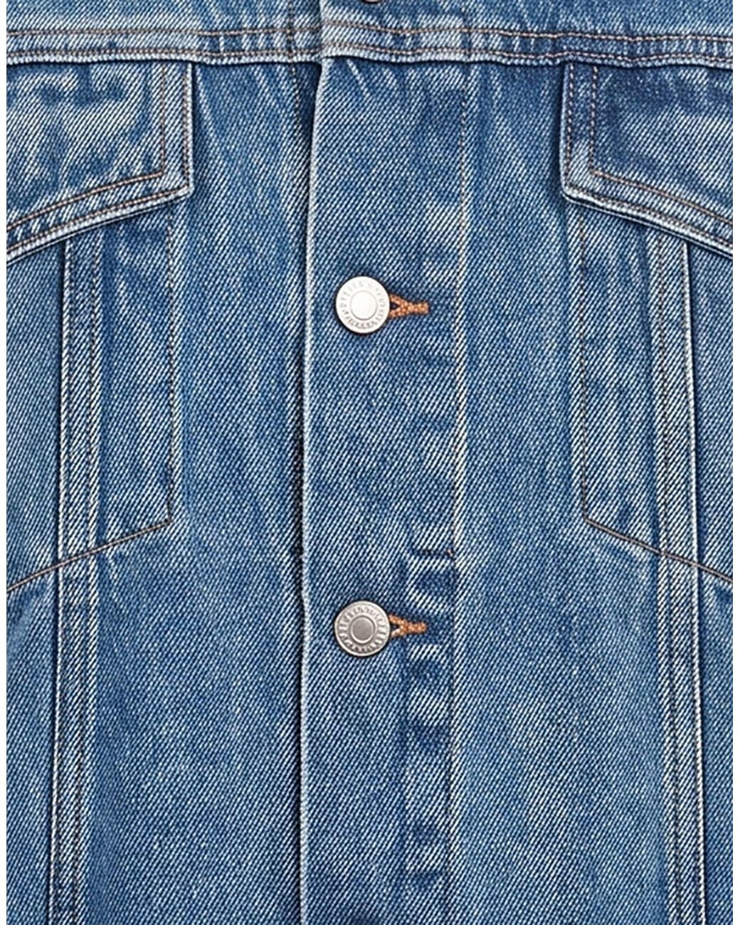 MM6 by Maison Margiela Blue Casual Denim Jacket