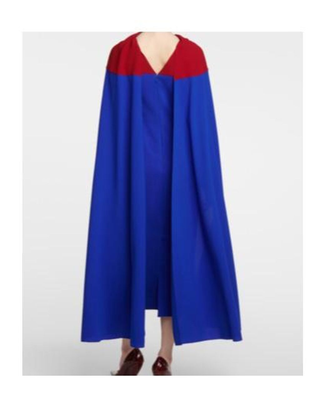Roksanda Blue Elina Cape Midi Dress