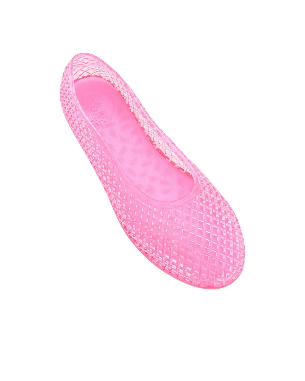 Ancient Greek Sandals Pink Woven Jelly Flat Shoes