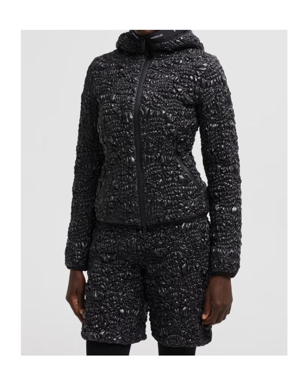 Moncler Black Champraz Short Down Jacket
