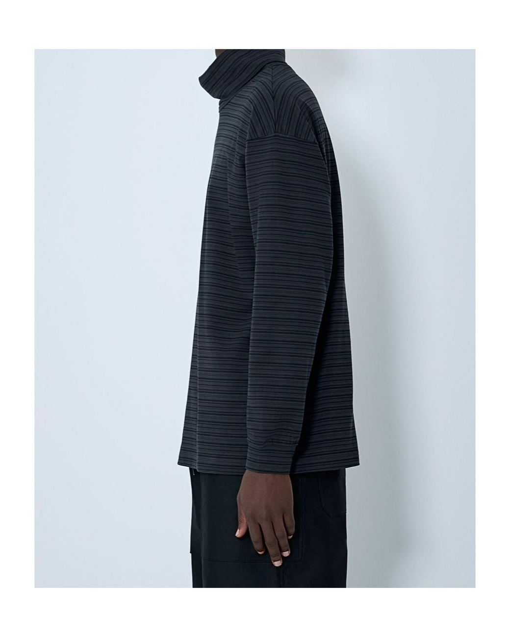 Comme des Garçons Blue Comme Des Garçons Homme Turtleneck Striped Jumper for men