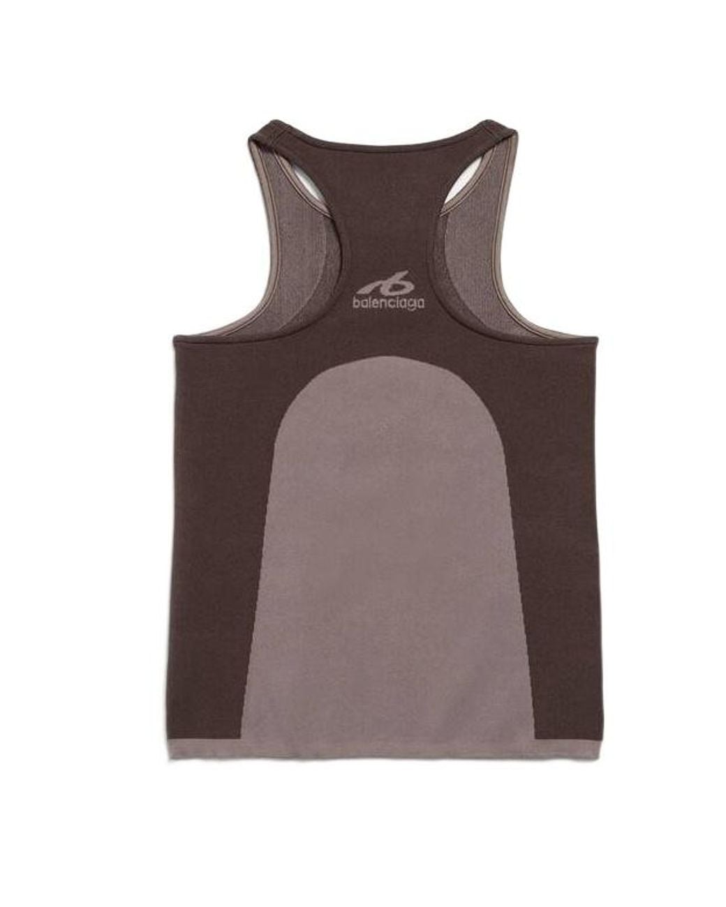 Balenciaga Brown Techwear Seamless Tank Top