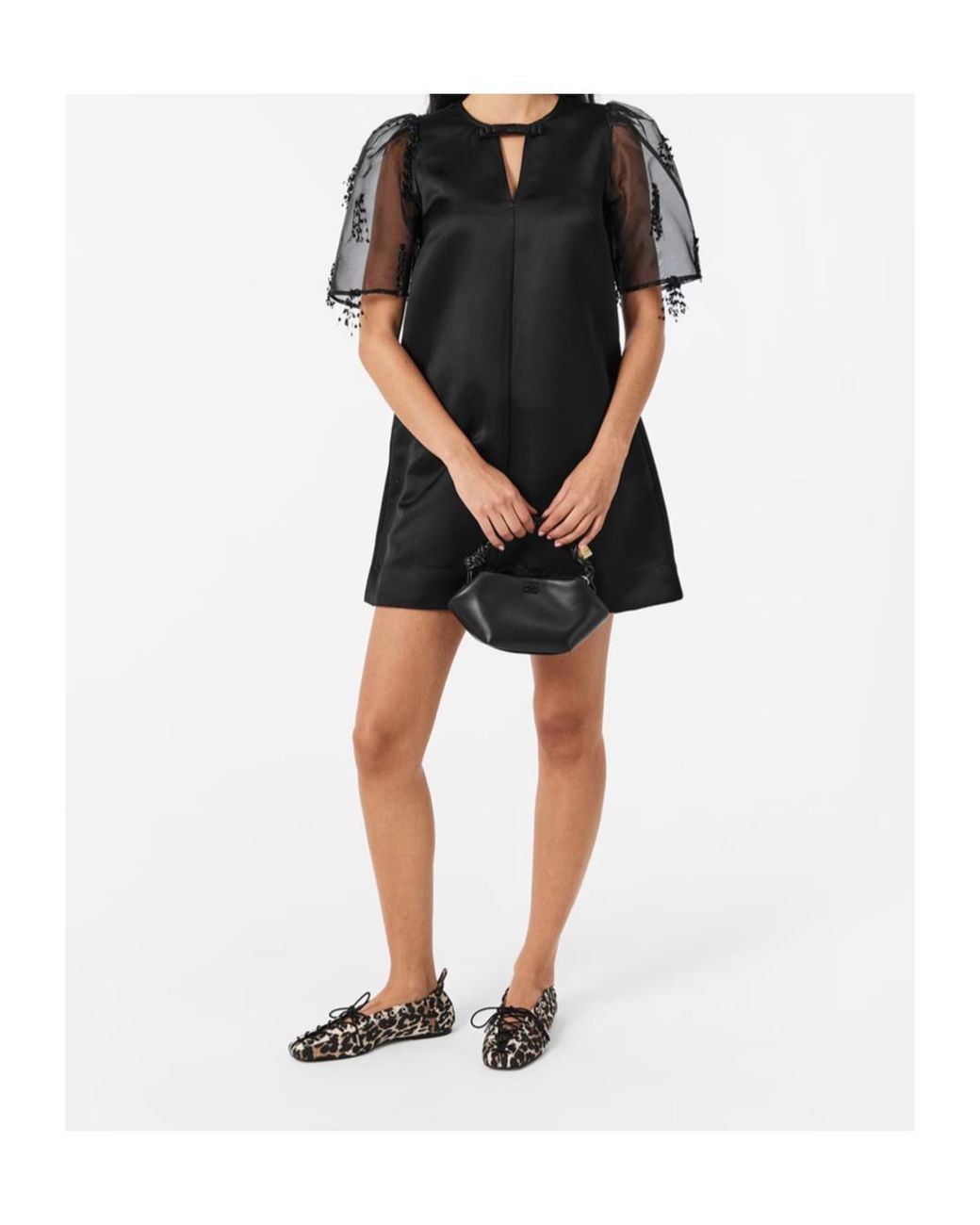 Ganni Black Dress