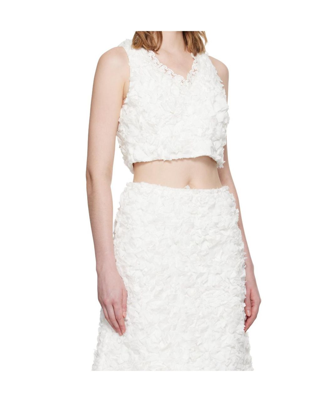 ShuShu/Tong White Sleeveless Top