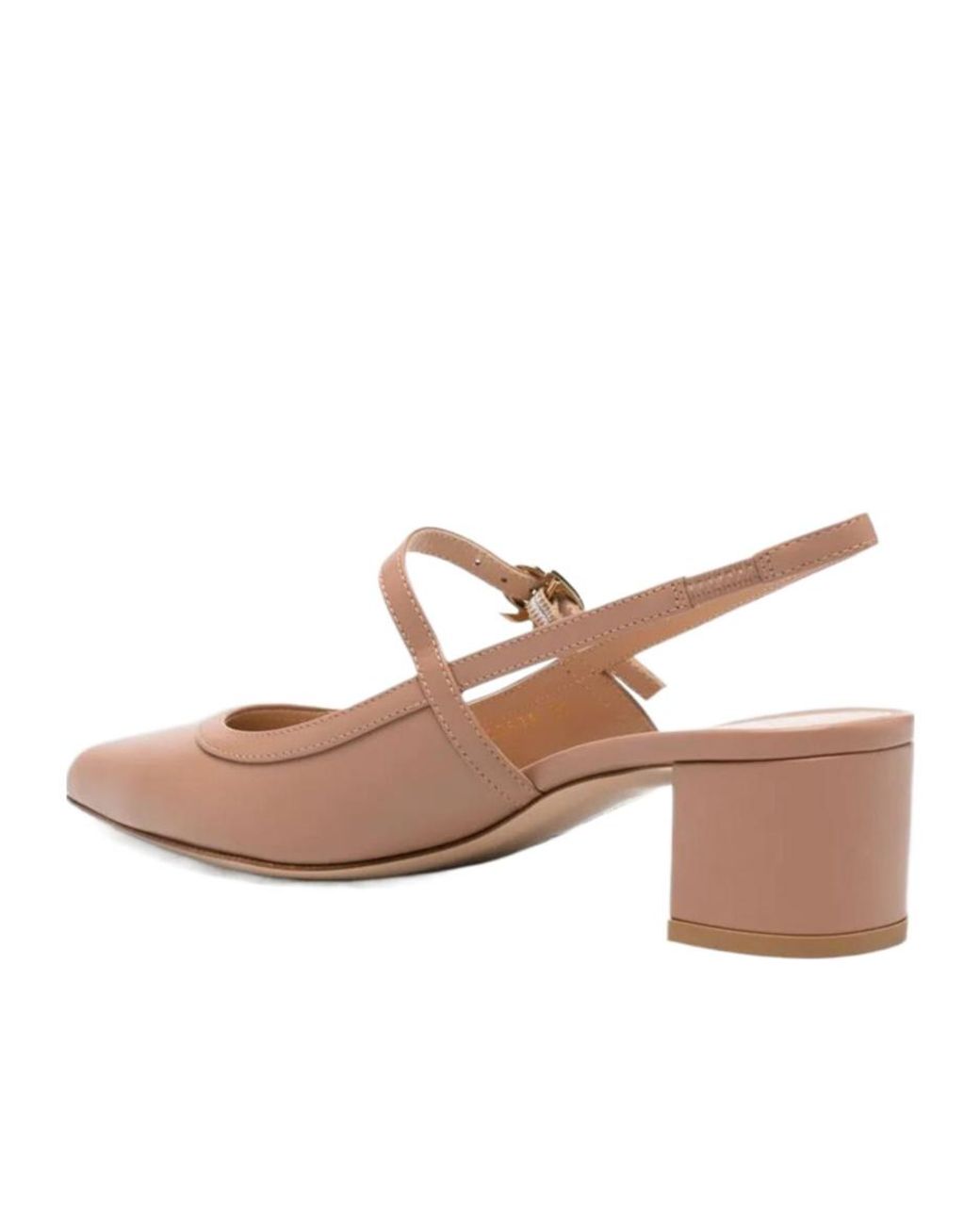 Gianvito Rossi Pink Sling-Back Pumps