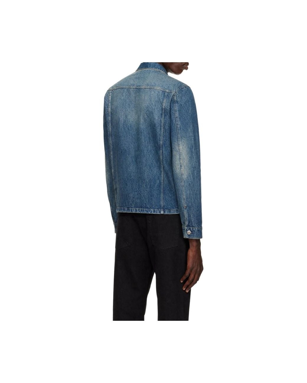 Our Legacy Blue Shackle Denim Jacket for men