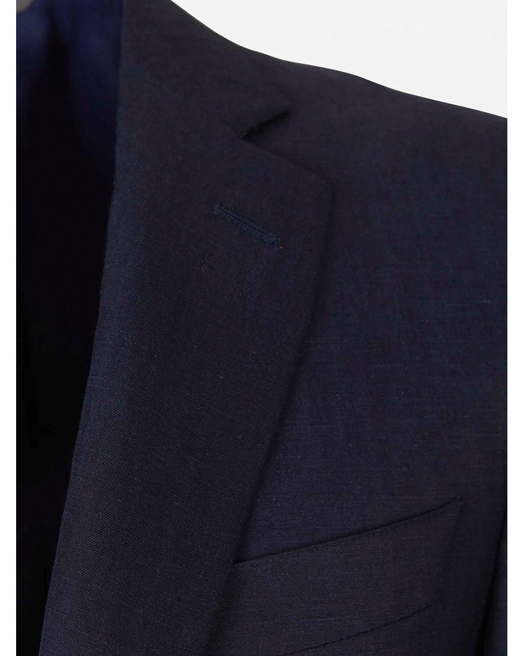 Canali Blue Long Sleeved Single Breasted Jacket for men