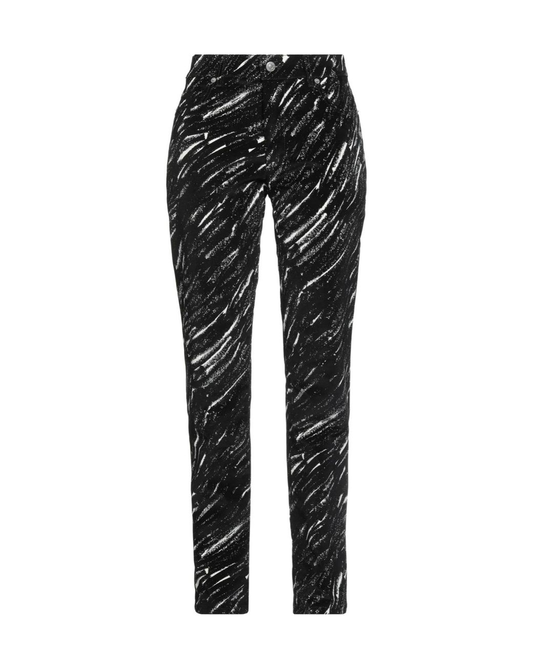 Marni Black Two-Tone Straight-Leg Pants
