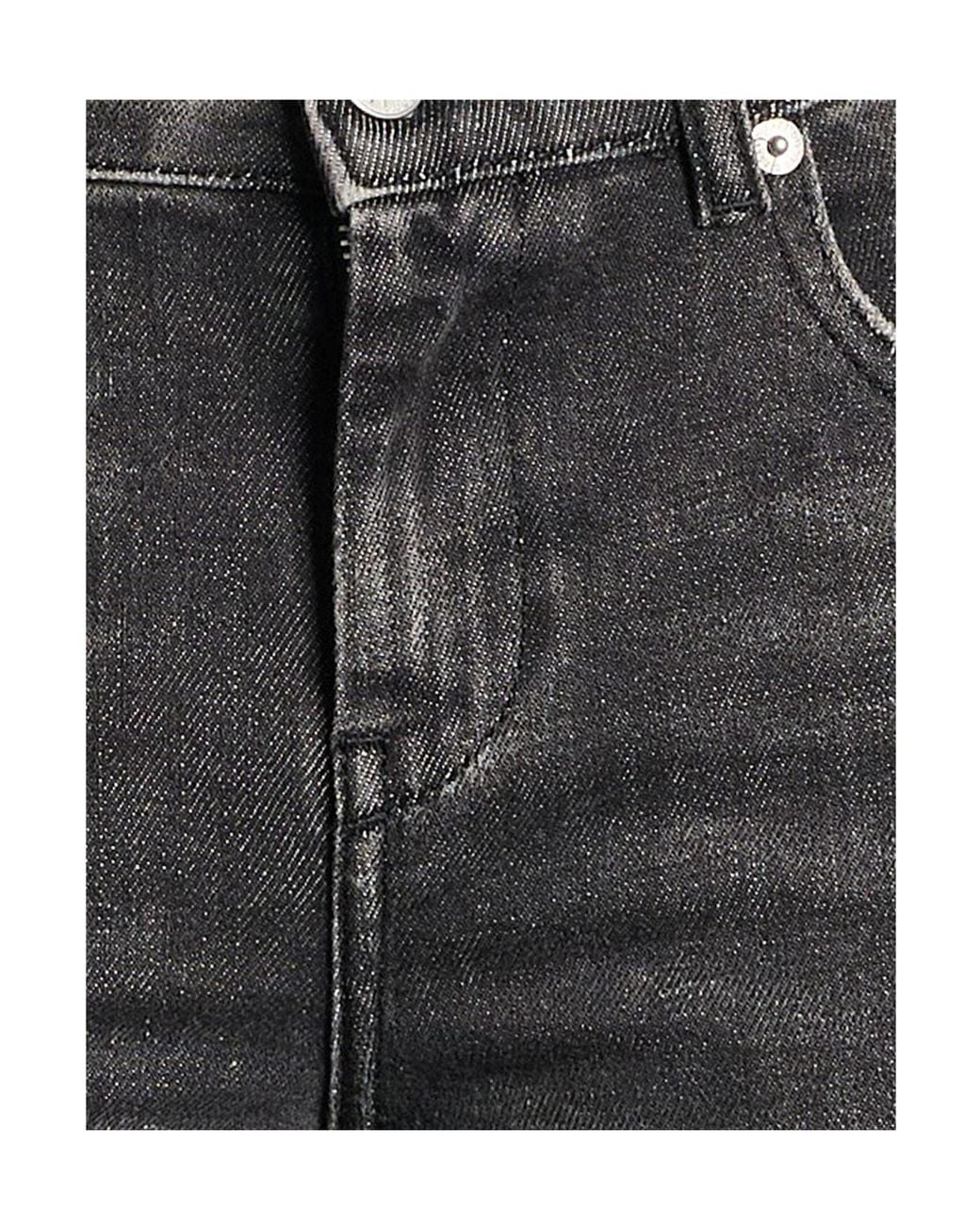 DIESEL Gray Denim Trousers