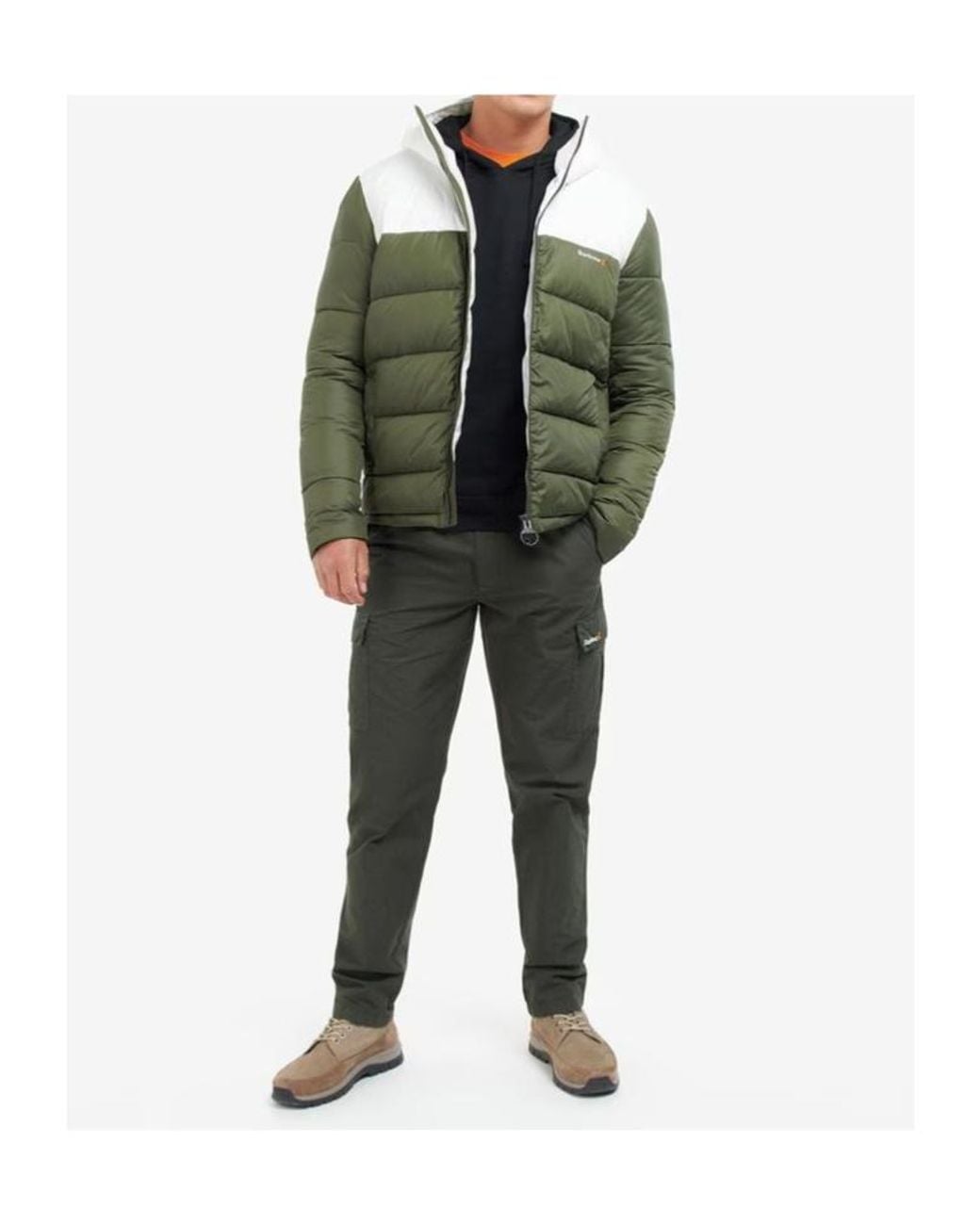 Barbour Green Quilted Jacket for men